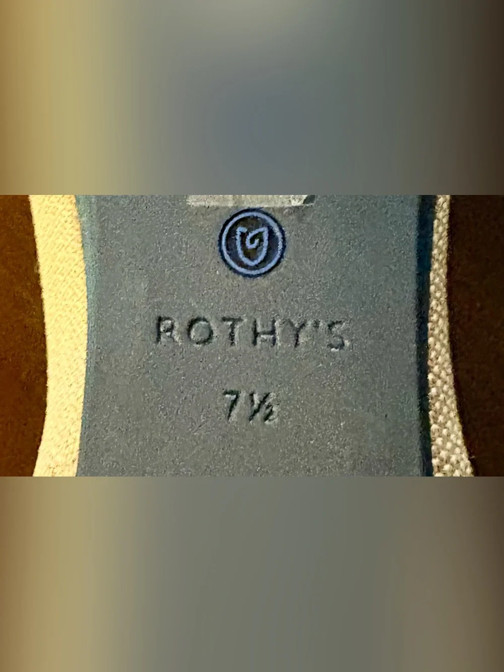 Rothy’s The Point Camel Captoe Knit Ballet Flats - size 7.5